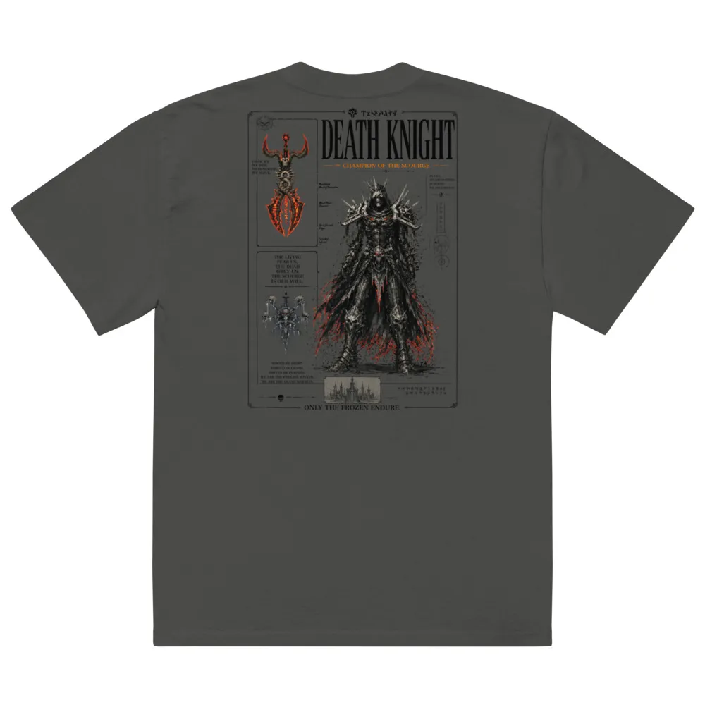 Death Knight Oversized faded t-shirt